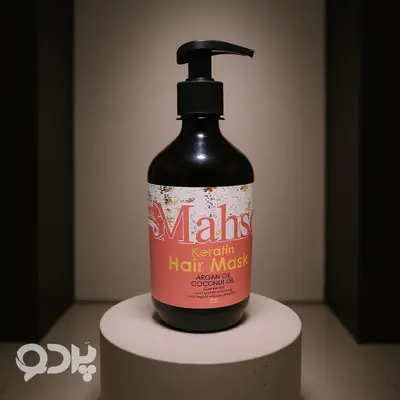 تصویر کوچک 3 از ماسک مو کراتین، روغن آرگان و نارگیل ماه سو