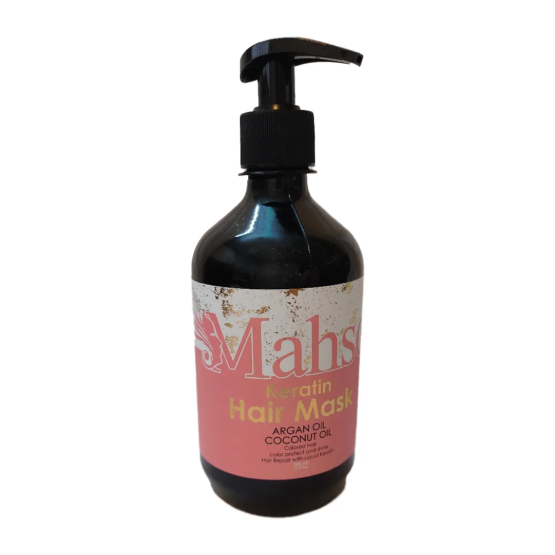ماسک مو کراتین، روغن آرگان و نارگیل ماه سو