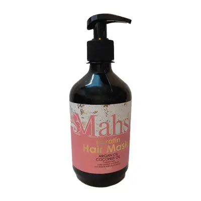 ماسک مو کراتین، روغن آرگان و نارگیل ماه سو